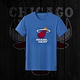 Men's Heat Fresh Logo Blue Short Sleeve T-Shirt FengYun,baseball caps,new era cap wholesale,wholesale hats
